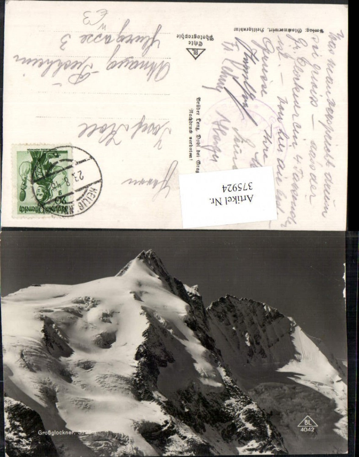 375924,Großglockner b. Heiligenblut Bergkulisse