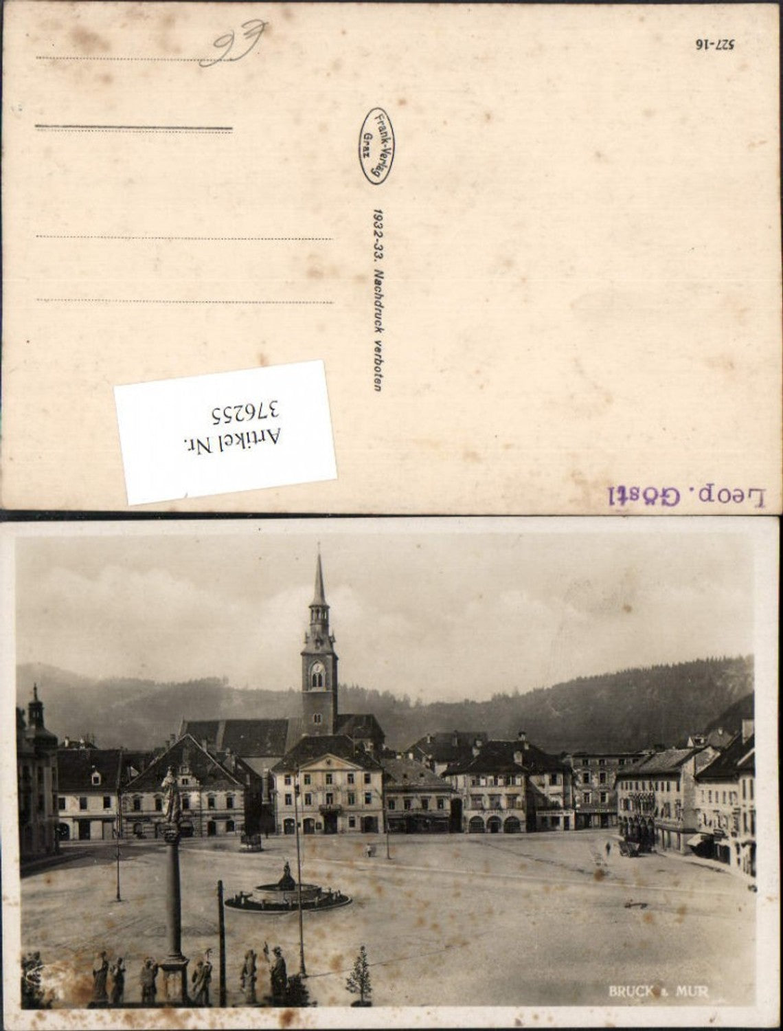 Alte Ansichtskarte – Old Postcard