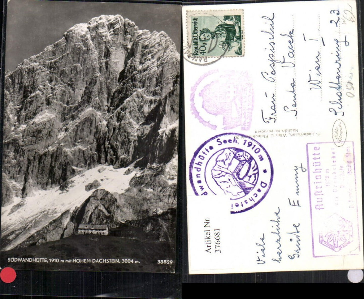 Alte Ansichtskarte – Old Postcard