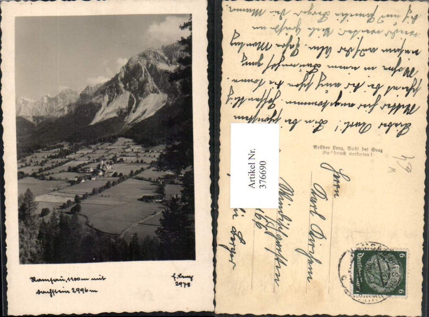 Alte Ansichtskarte – Old Postcard