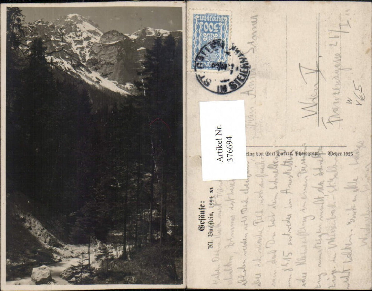 Alte Ansichtskarte – Old Postcard