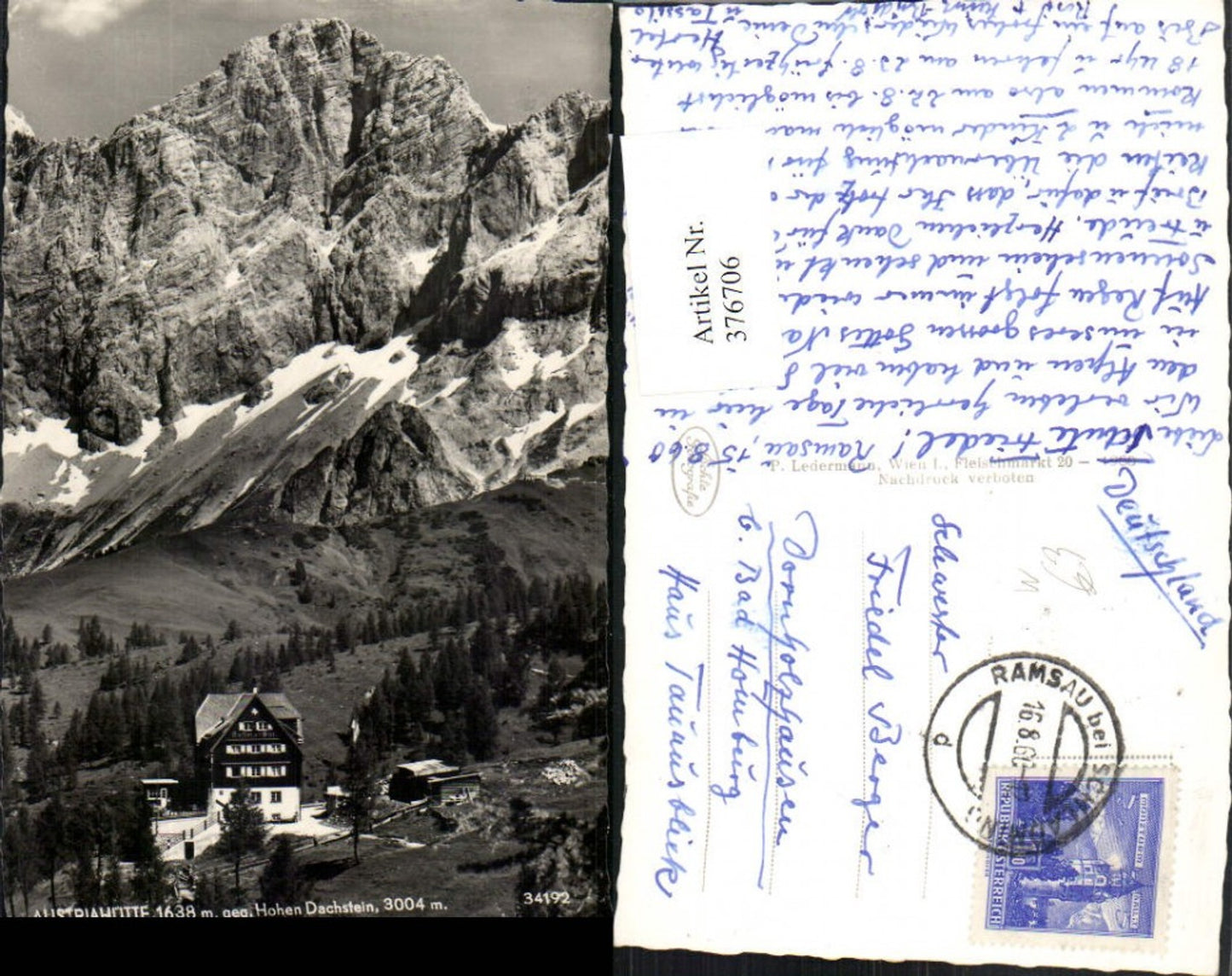Alte Ansichtskarte – Old Postcard