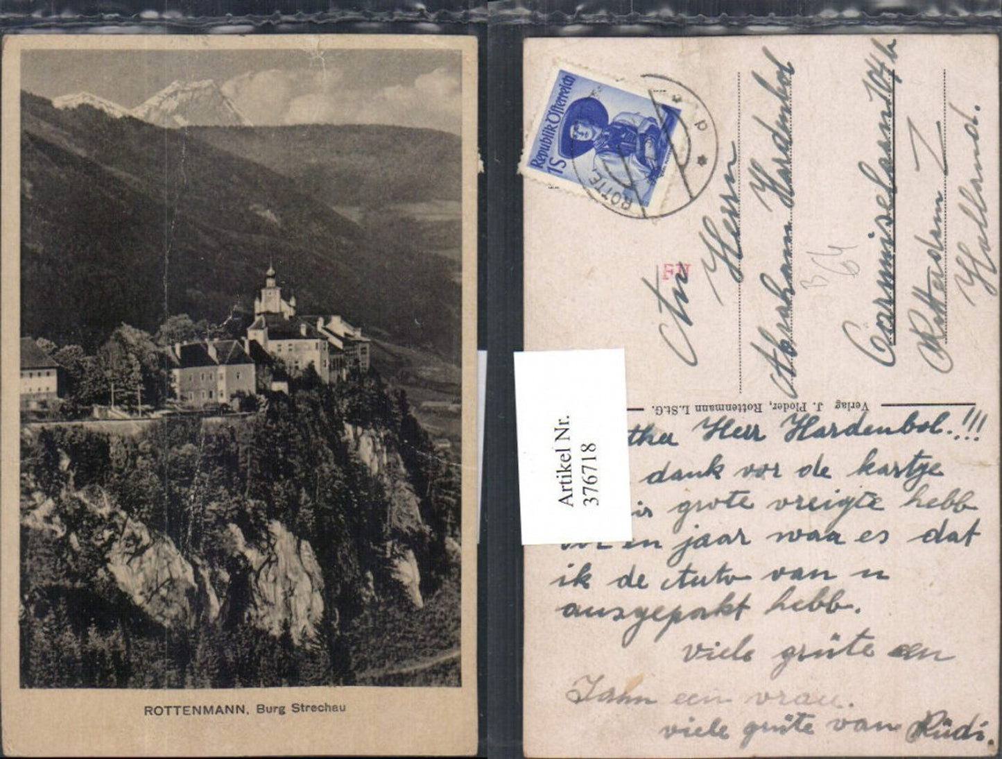 Alte Ansichtskarte – Old Postcard