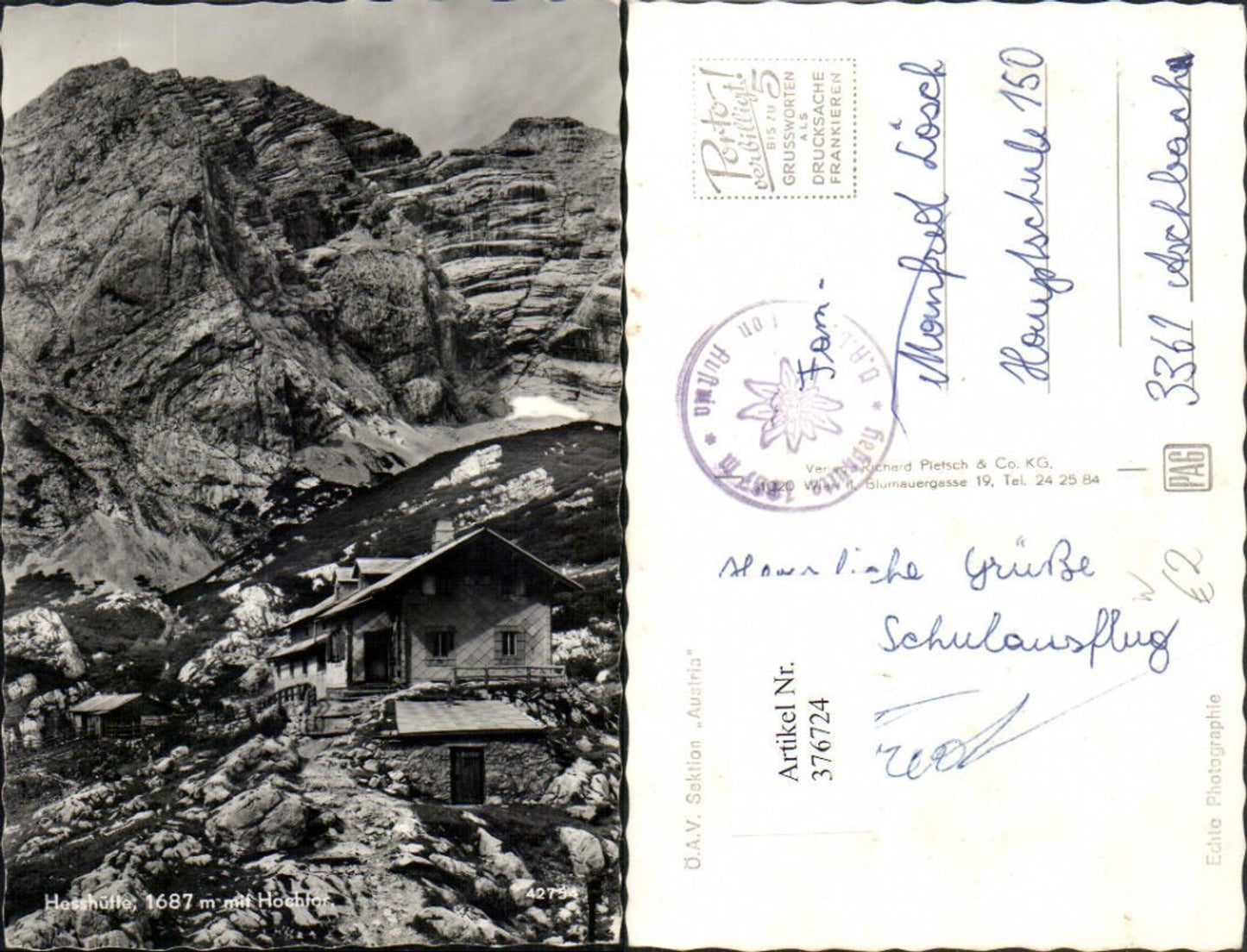 Alte Ansichtskarte – Old Postcard