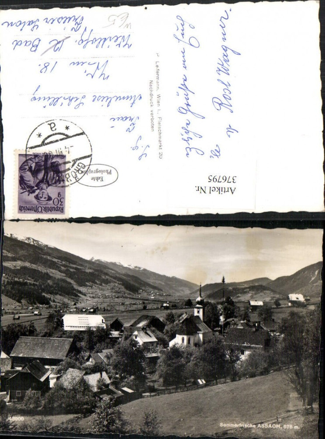 Alte Ansichtskarte – Old Postcard