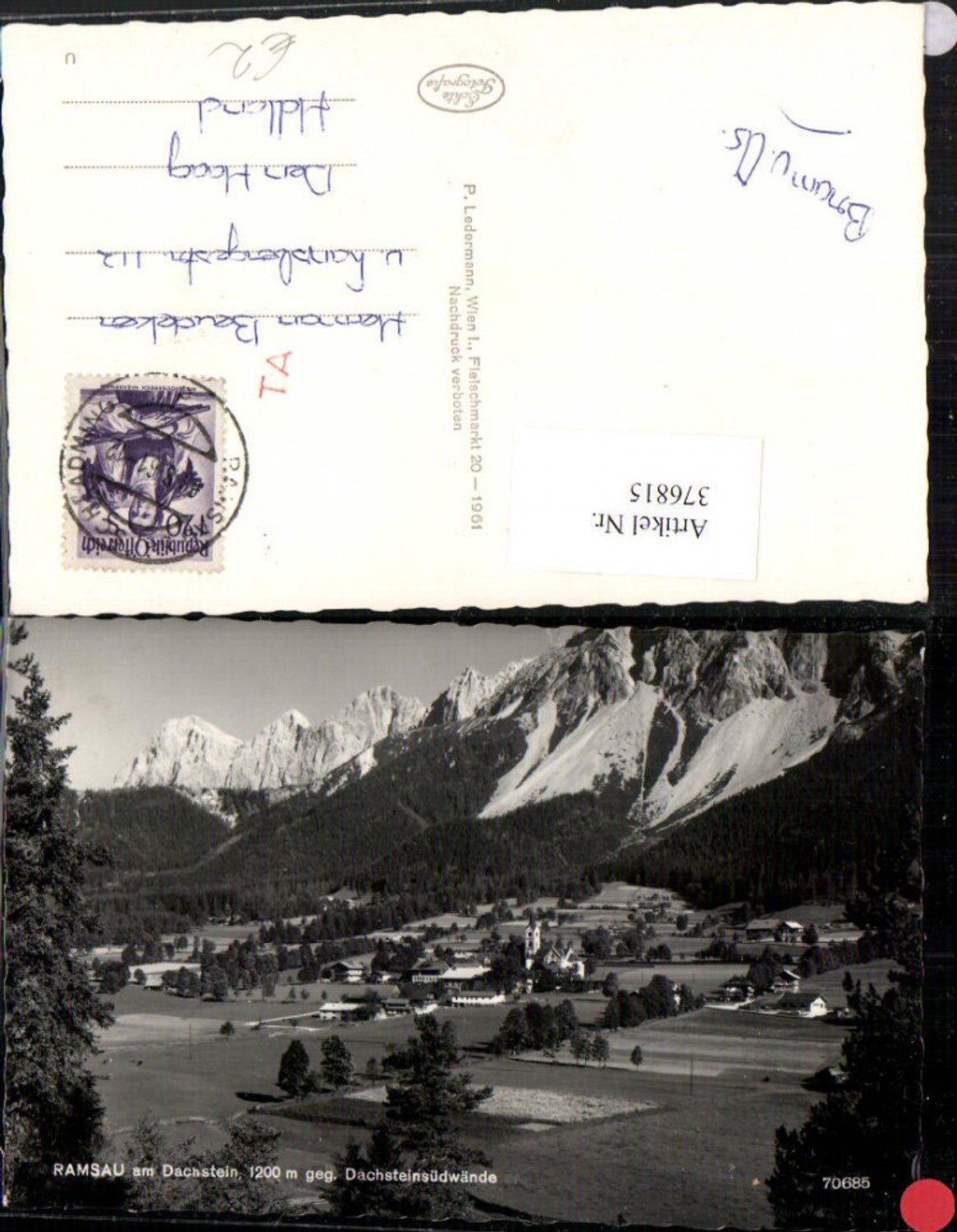 Alte Ansichtskarte – Old Postcard