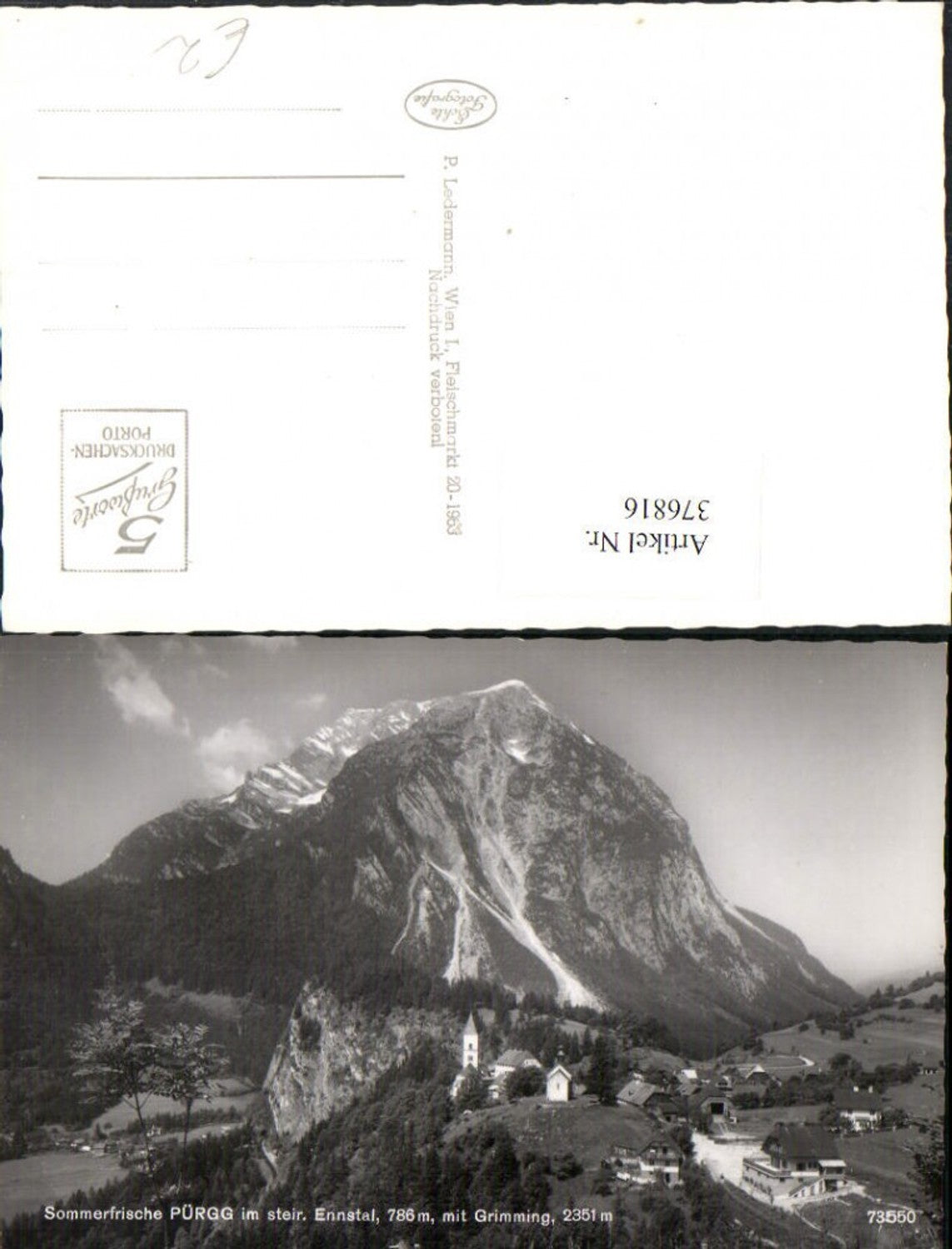 Alte Ansichtskarte – Old Postcard