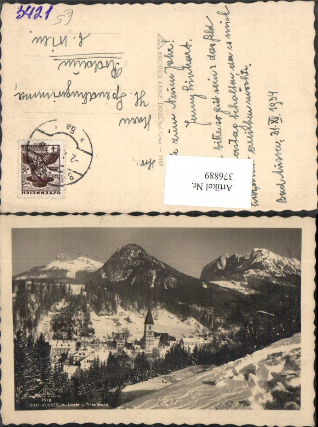 Alte Ansichtskarte – Old Postcard