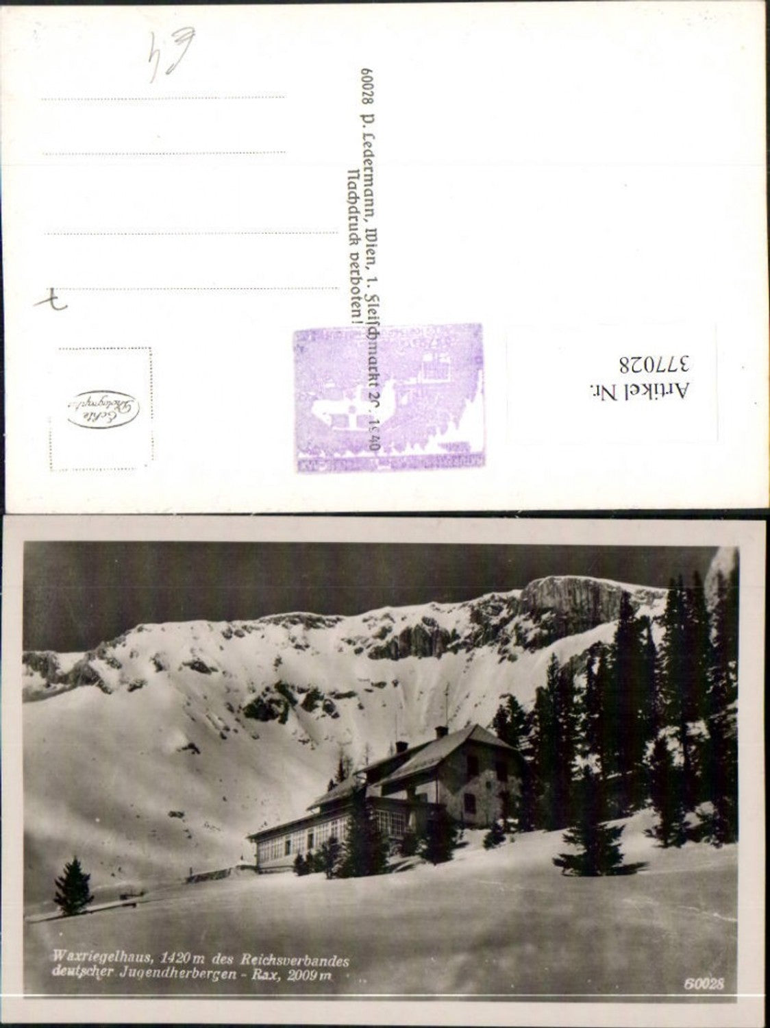 Alte Ansichtskarte – Old Postcard