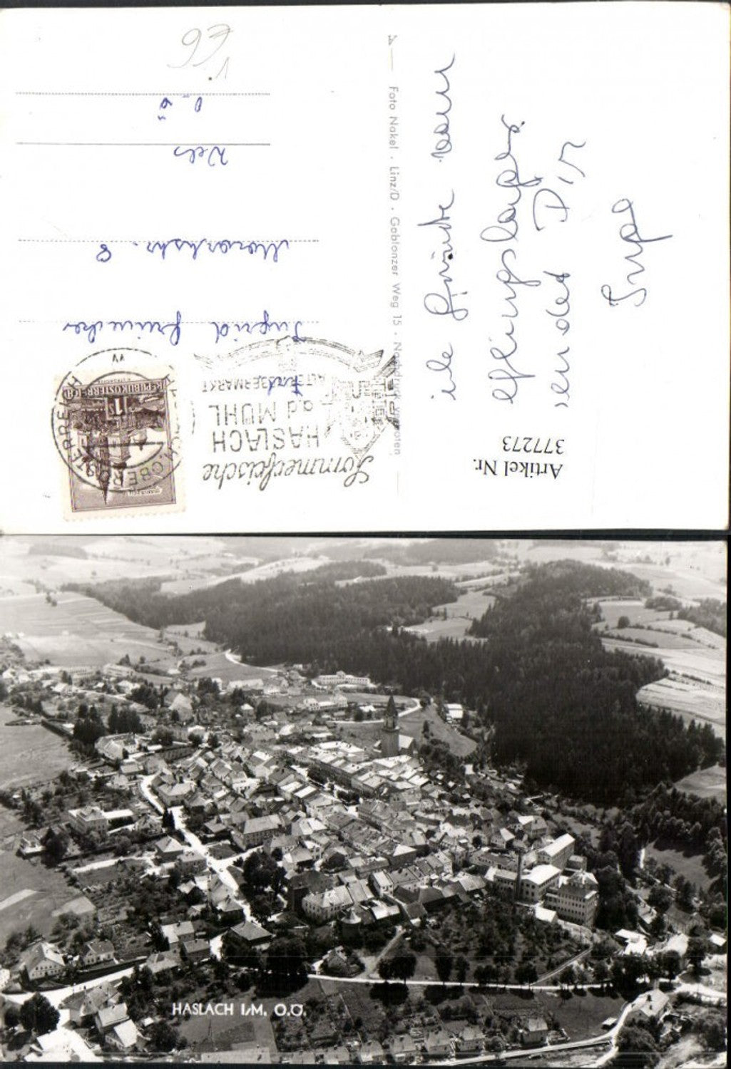 377273, Haslach im Mühlkreis, aerial view, pub photo Nakel