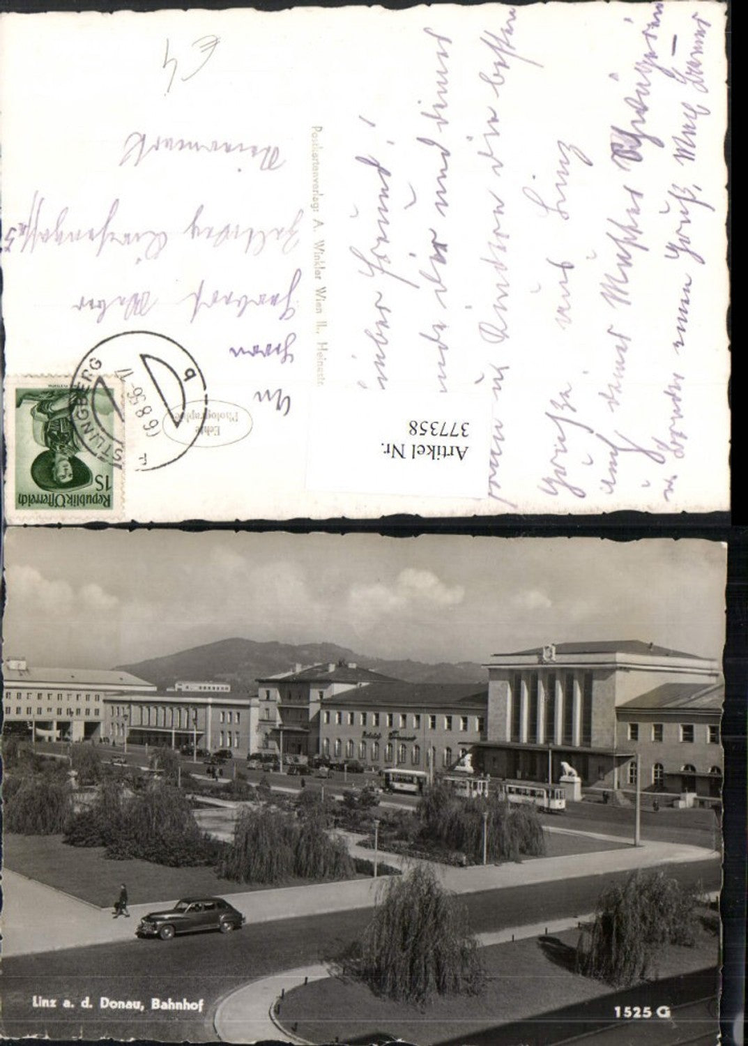 377358,Linz an d. Donau Bahnhof Straßenbahnen