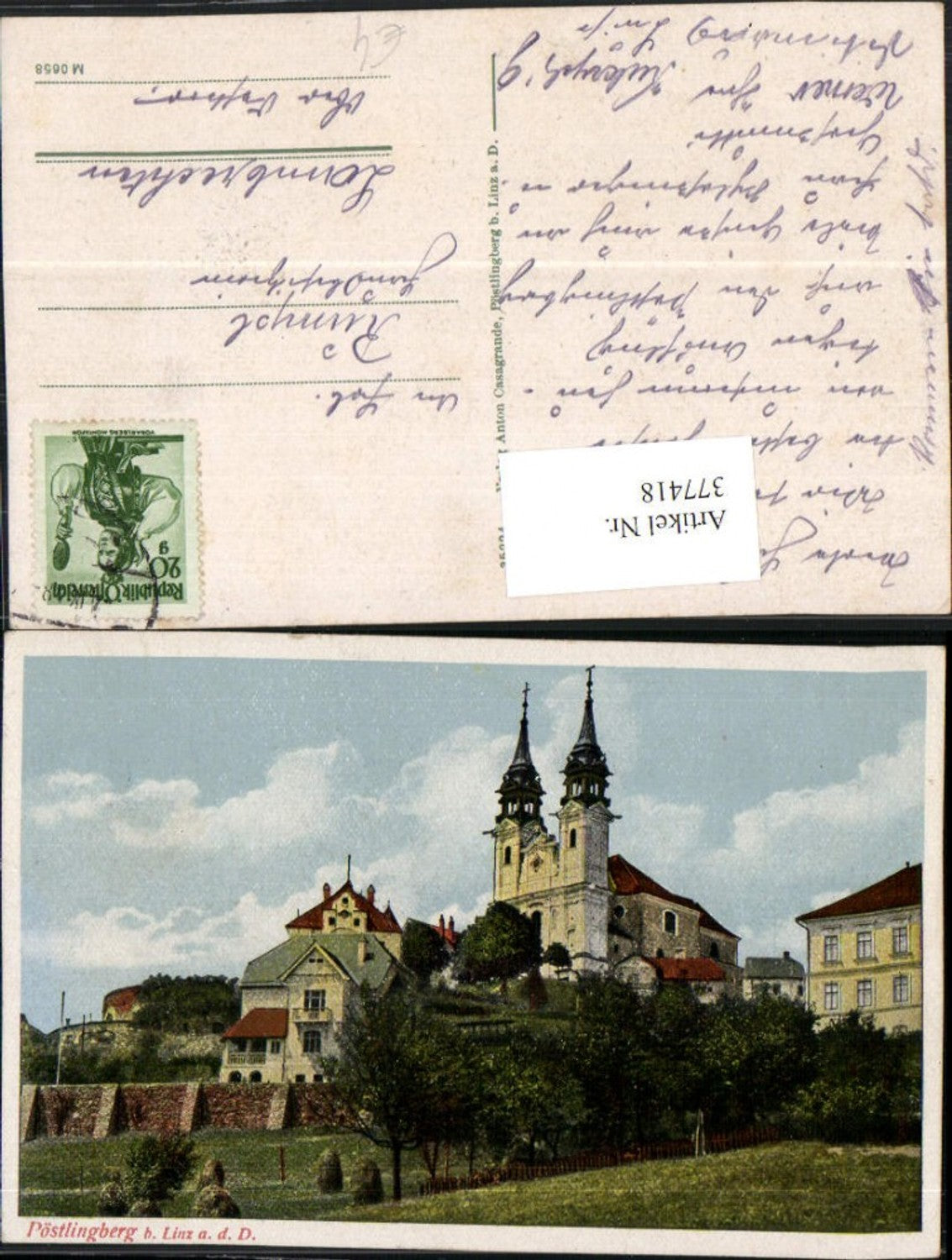 377418,Linz an d. Donau Pöstlingberg Kirche