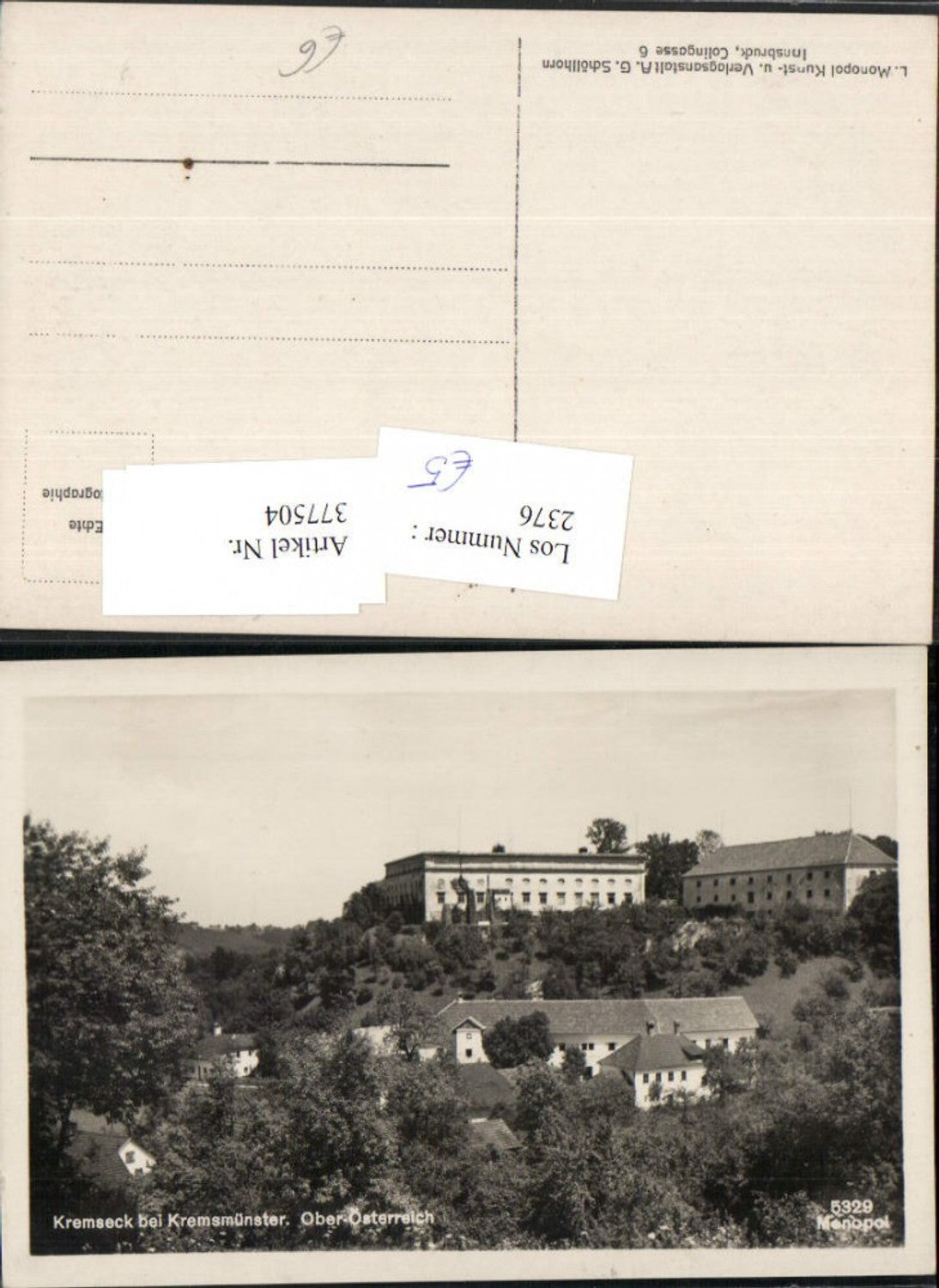 377504,Kremseck Schloss Kremsegg b. Kremsmünster