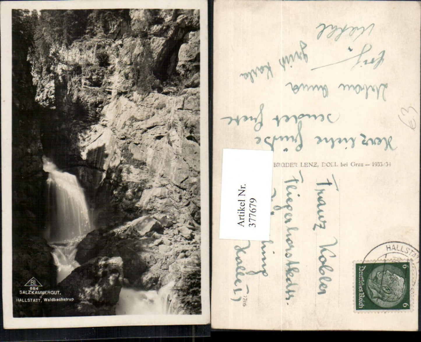 377679,Hallstatt Waldbachstrup Wasserfall