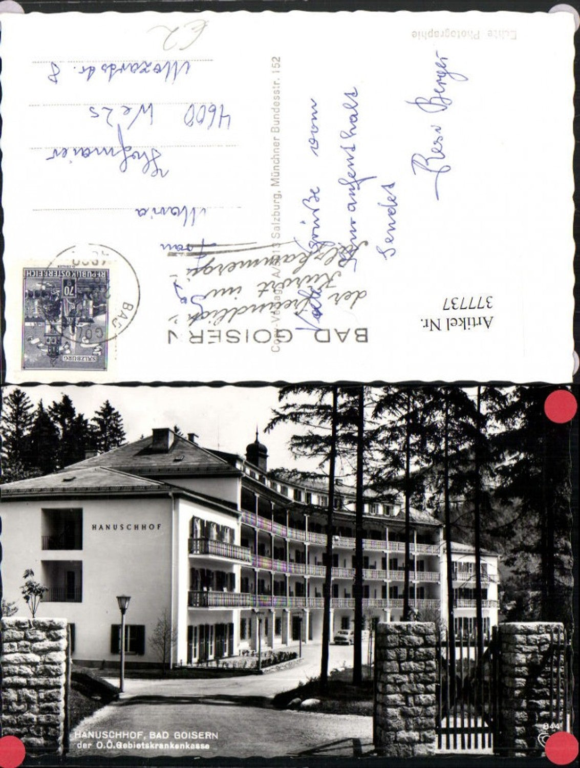 377737,Bad Goisern Hanuschhof Gebäude