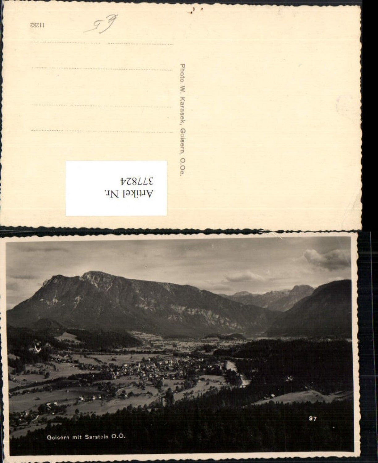 377824,Bad Goisern Totale m. Sarstein Bergkulisse