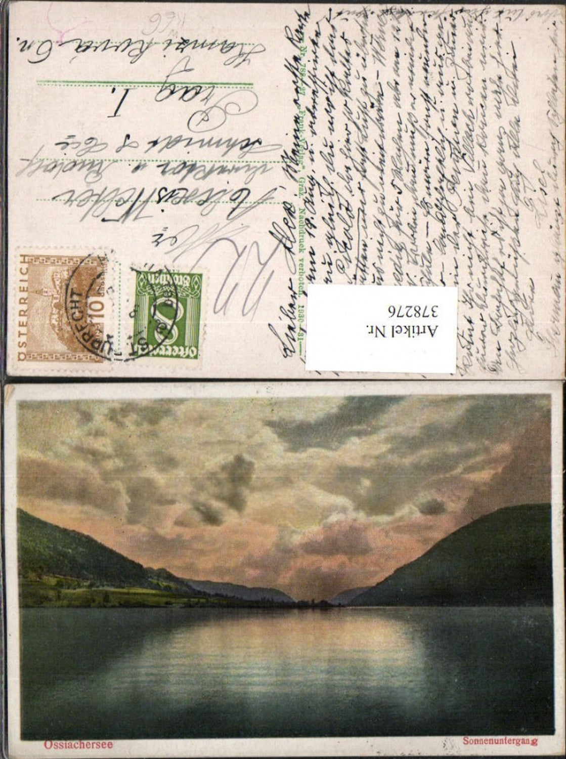 Alte Ansichtskarte – Old Postcard