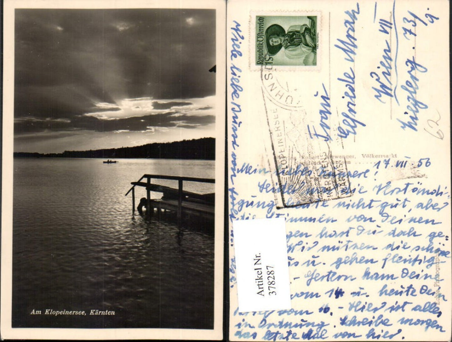 378287,Am Klopeinersee See b. St. Kanzian Stimmungsbild