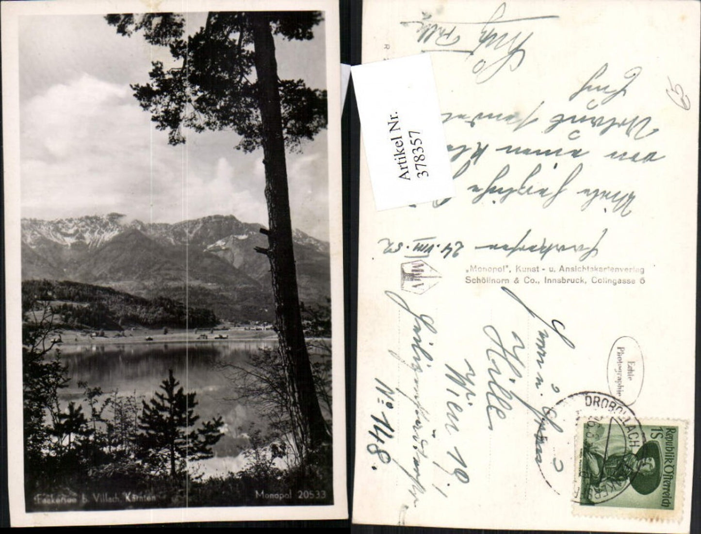 378357,Faakersee See b. Villach mountain backdrop