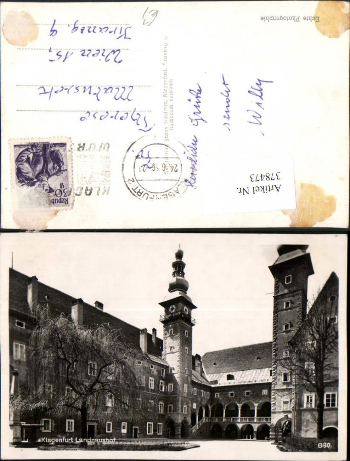 Alte Ansichtskarte – Old Postcard