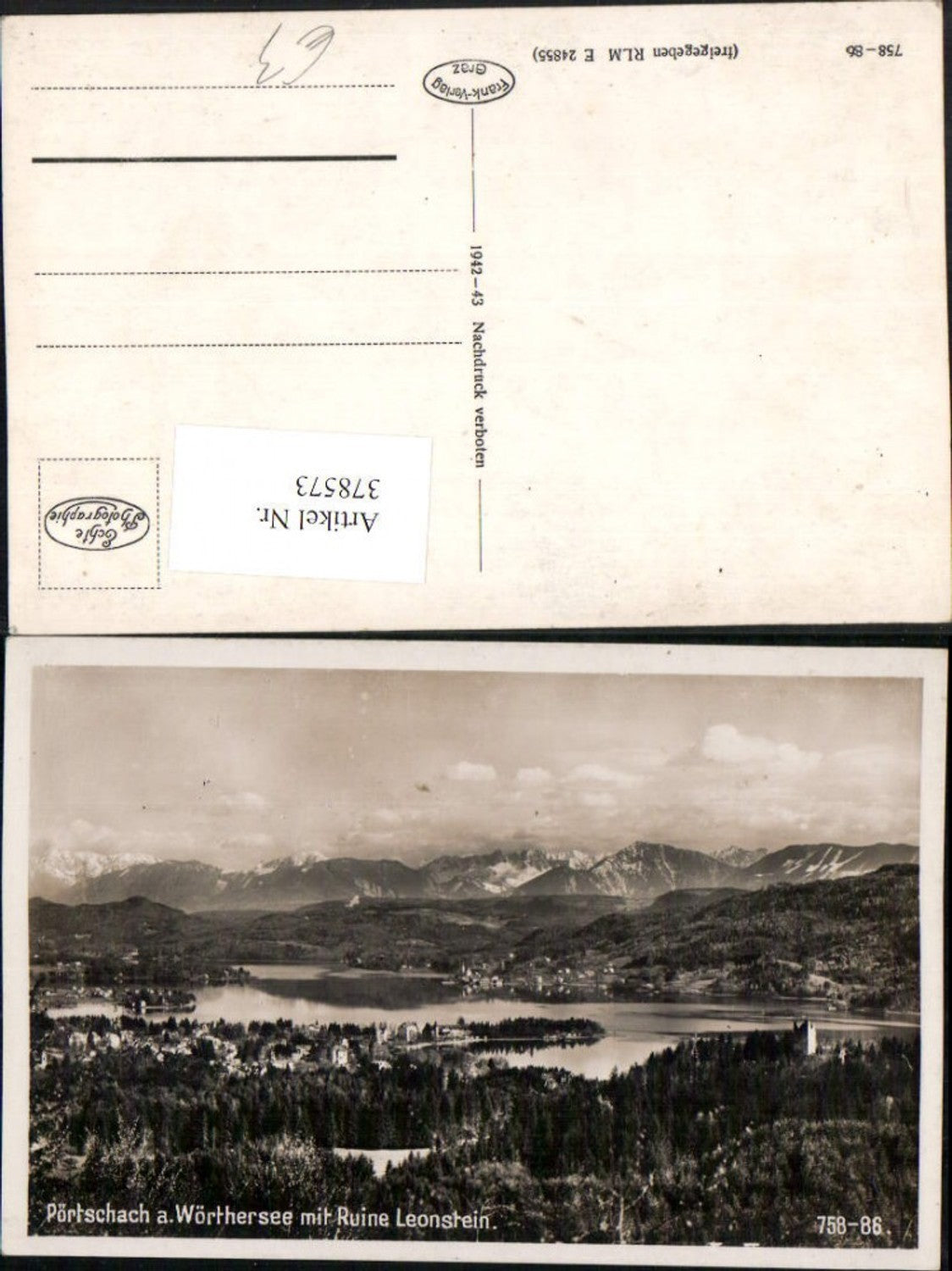 Alte Ansichtskarte – Old Postcard