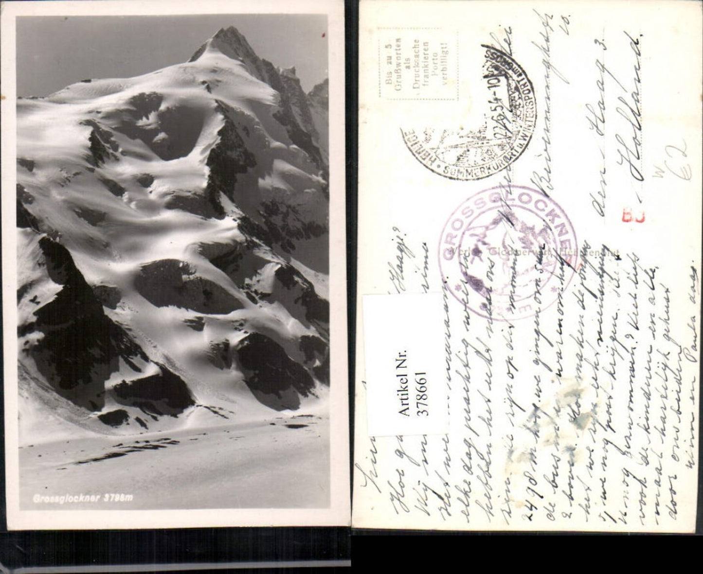 378661,Großglockner b. Heiligenblut Bergkulisse