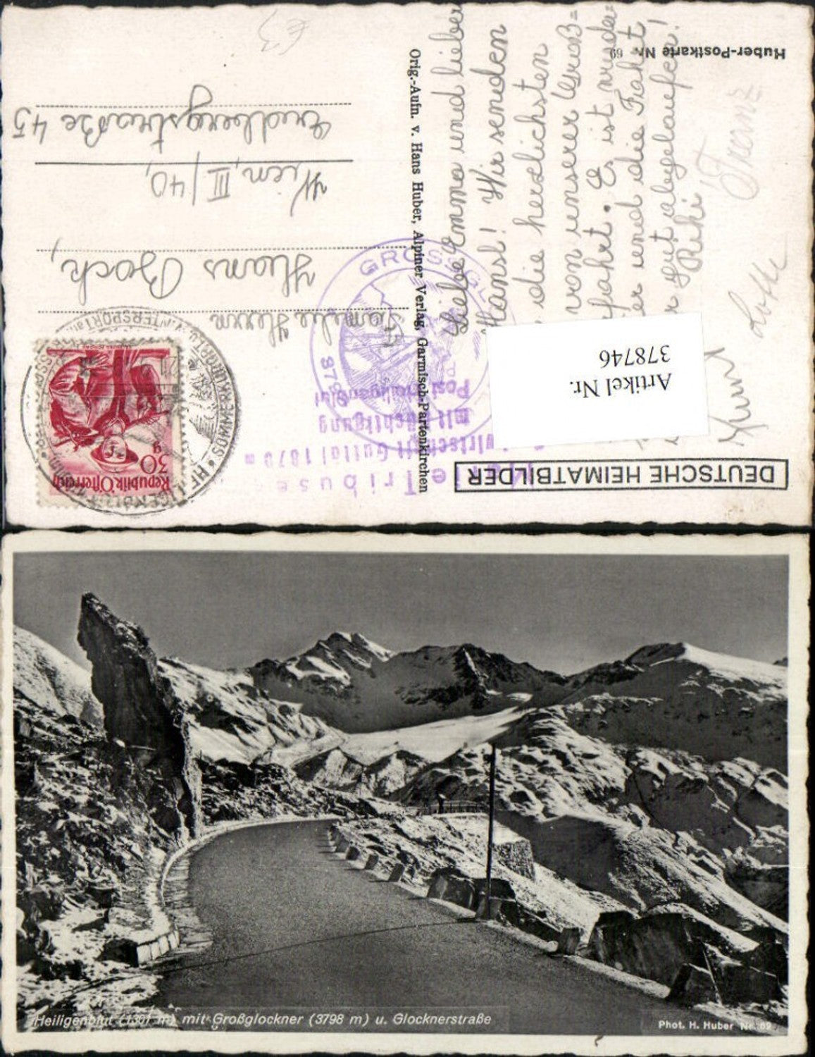 378746,Heiligenblut Großglockner Glocknerstraße Bergkulisse