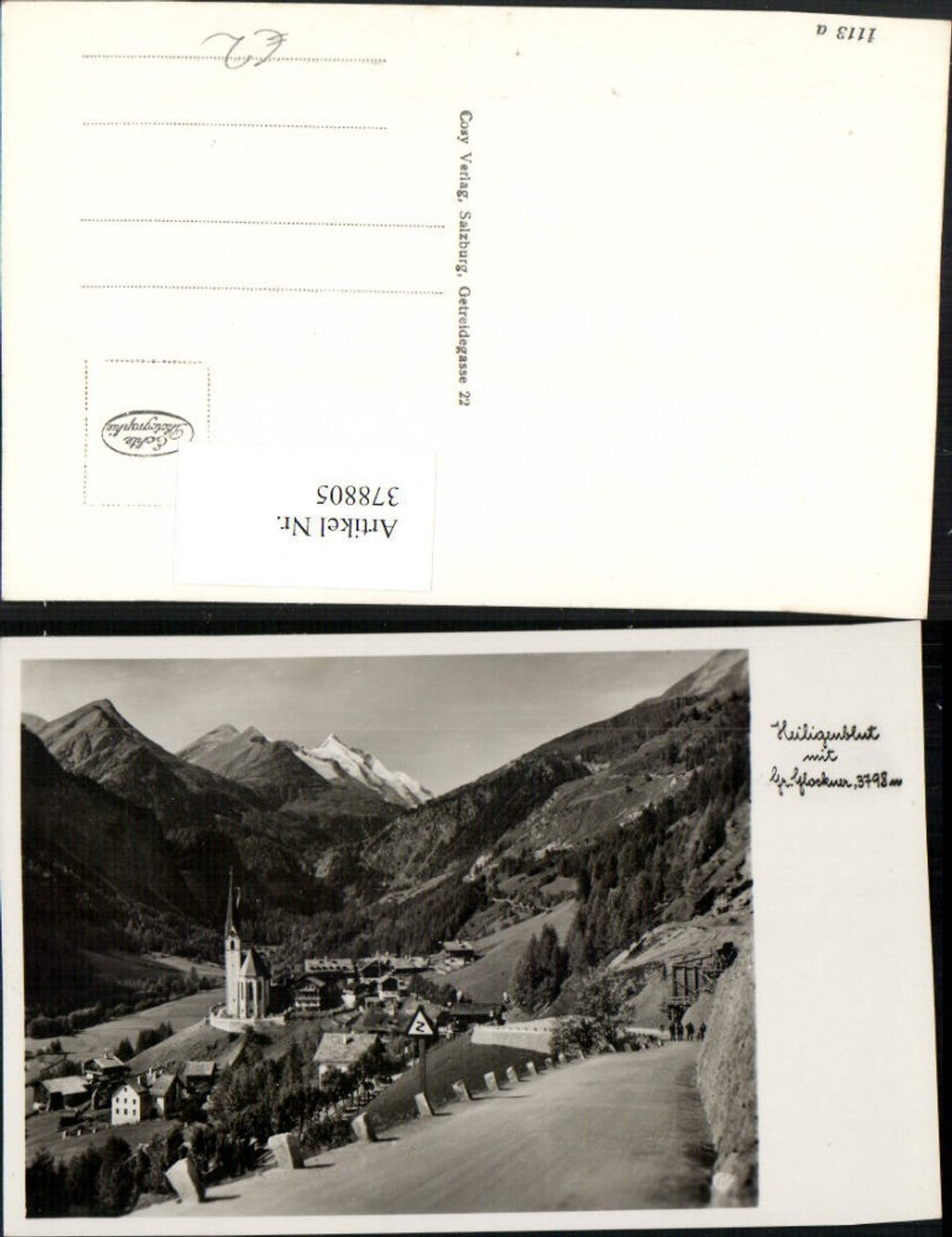 378805,Heiligenblut Totale m. Großglockner Bergkulisse pub Cosy