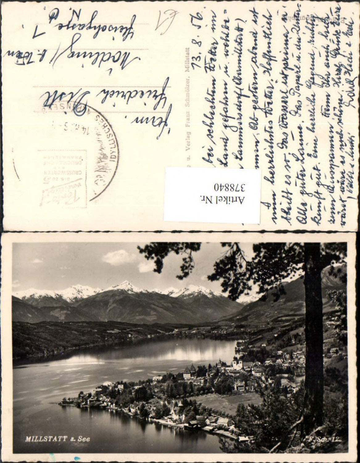 378840,Millstatt am See Totale Bergkulisse