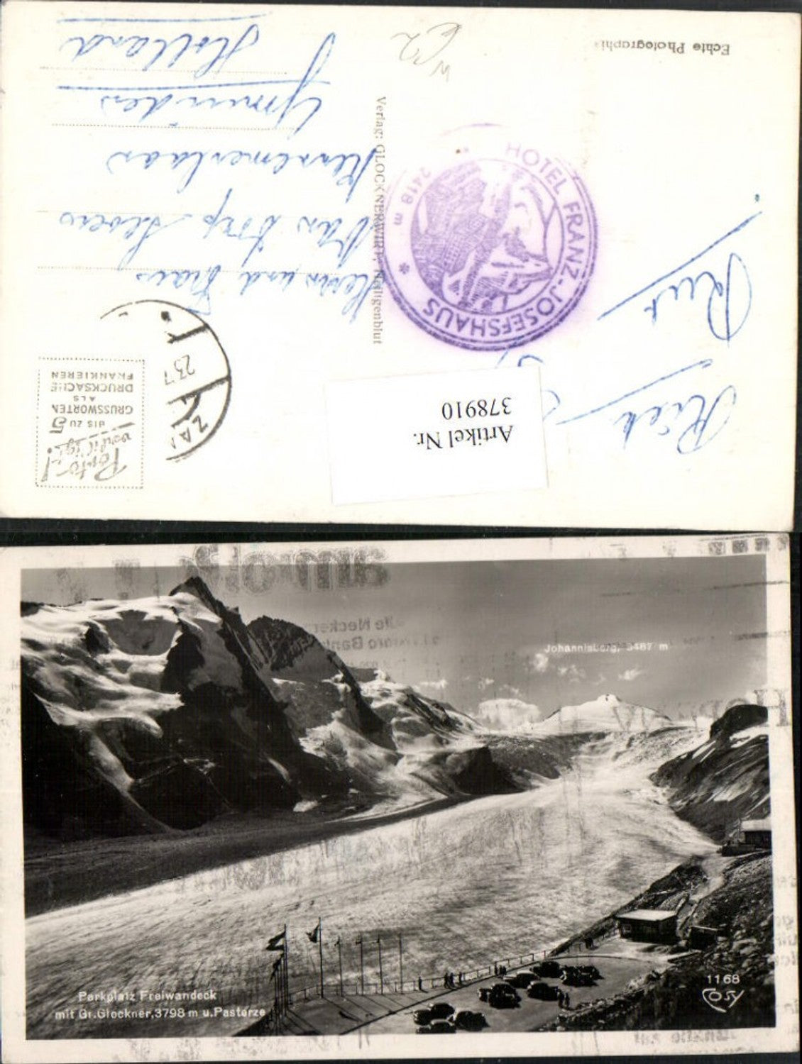 378910,Parkplatz Freiwandeck b. Heiligenblut m. Großglockner Bergkulisse pub Cosy 1168