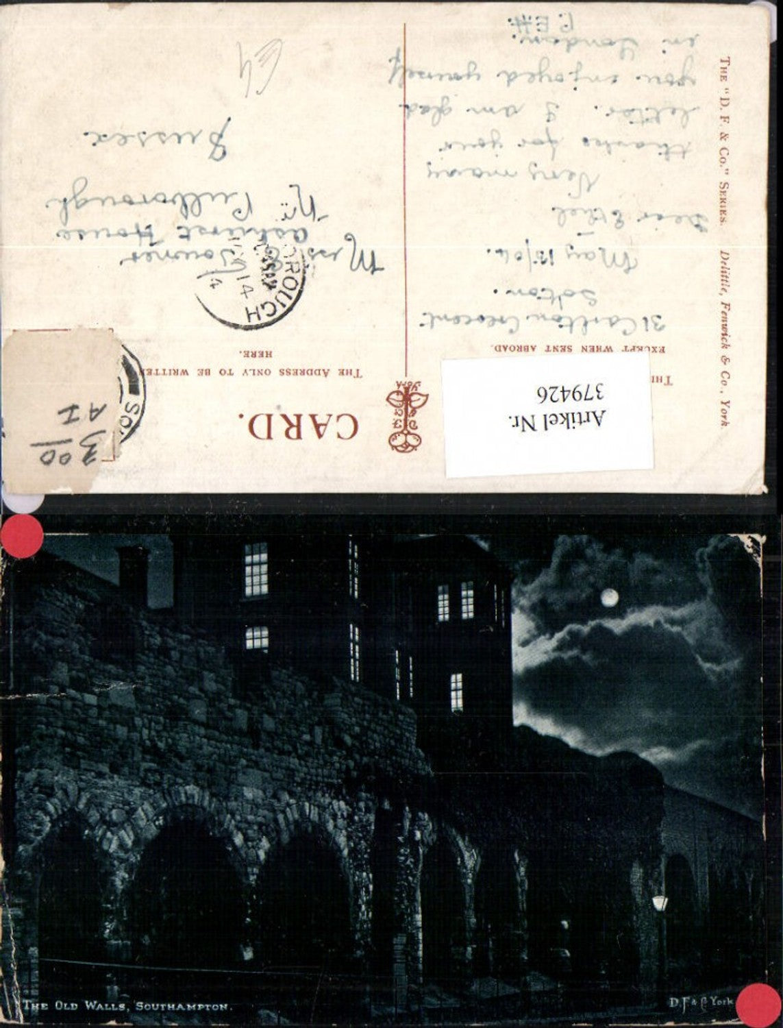 Alte Ansichtskarte – Old Postcard