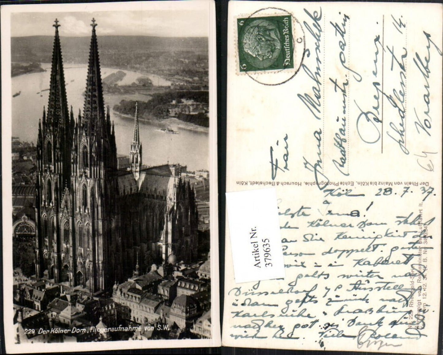 379635,Köln am Rhein Dom Kirche Fliegeraufnahme