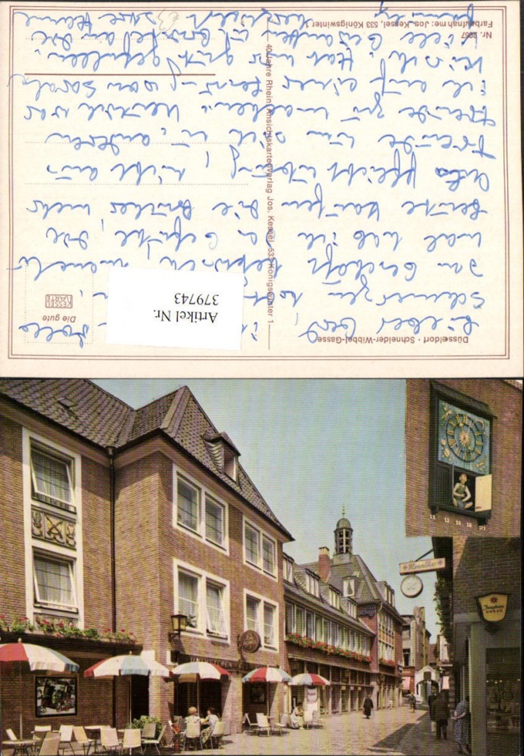 379743,Düsseldorf Schneider-Wibbel-Gasse Straßenansicht