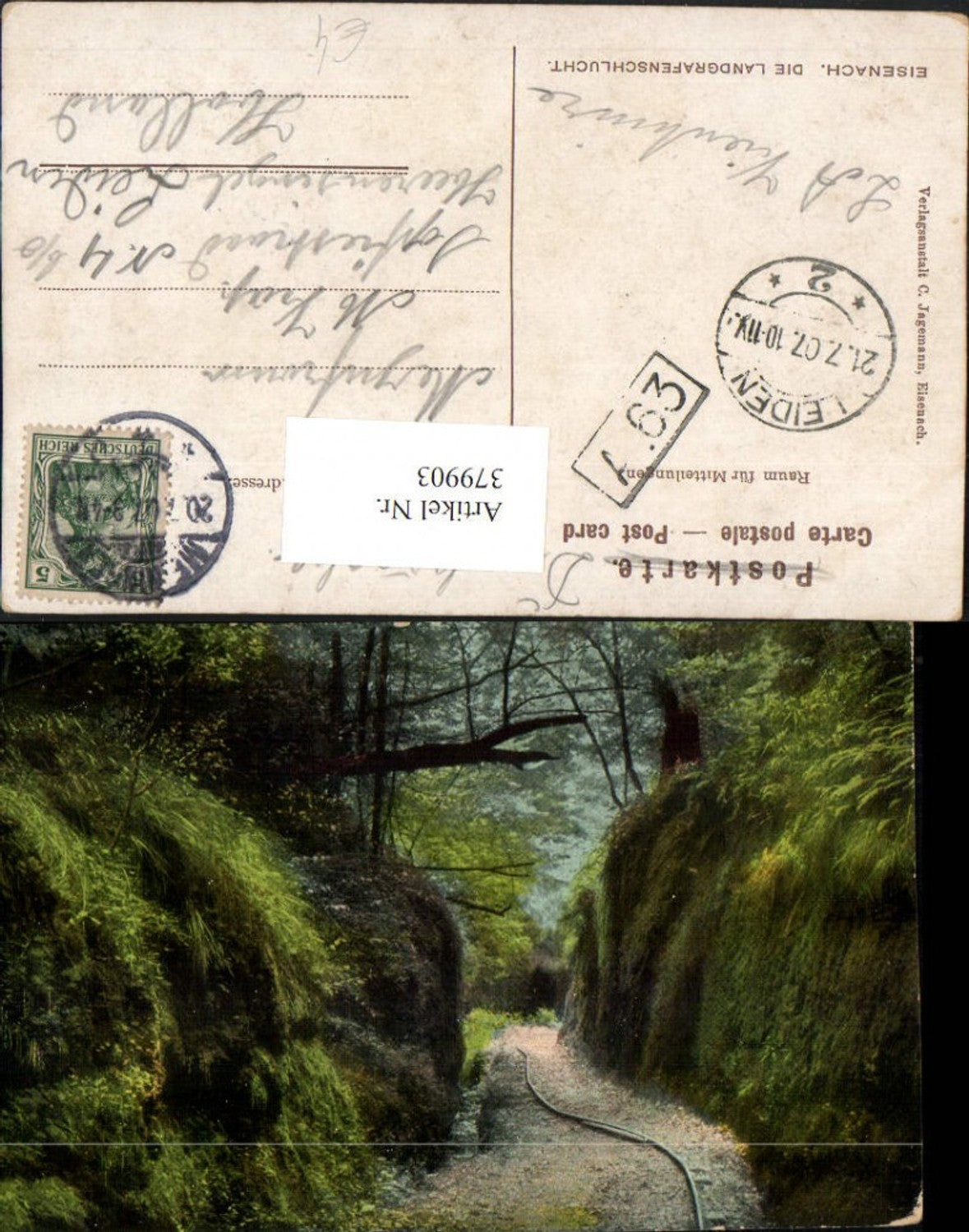 379903,Eisenach Landgrafenschlucht Schlucht