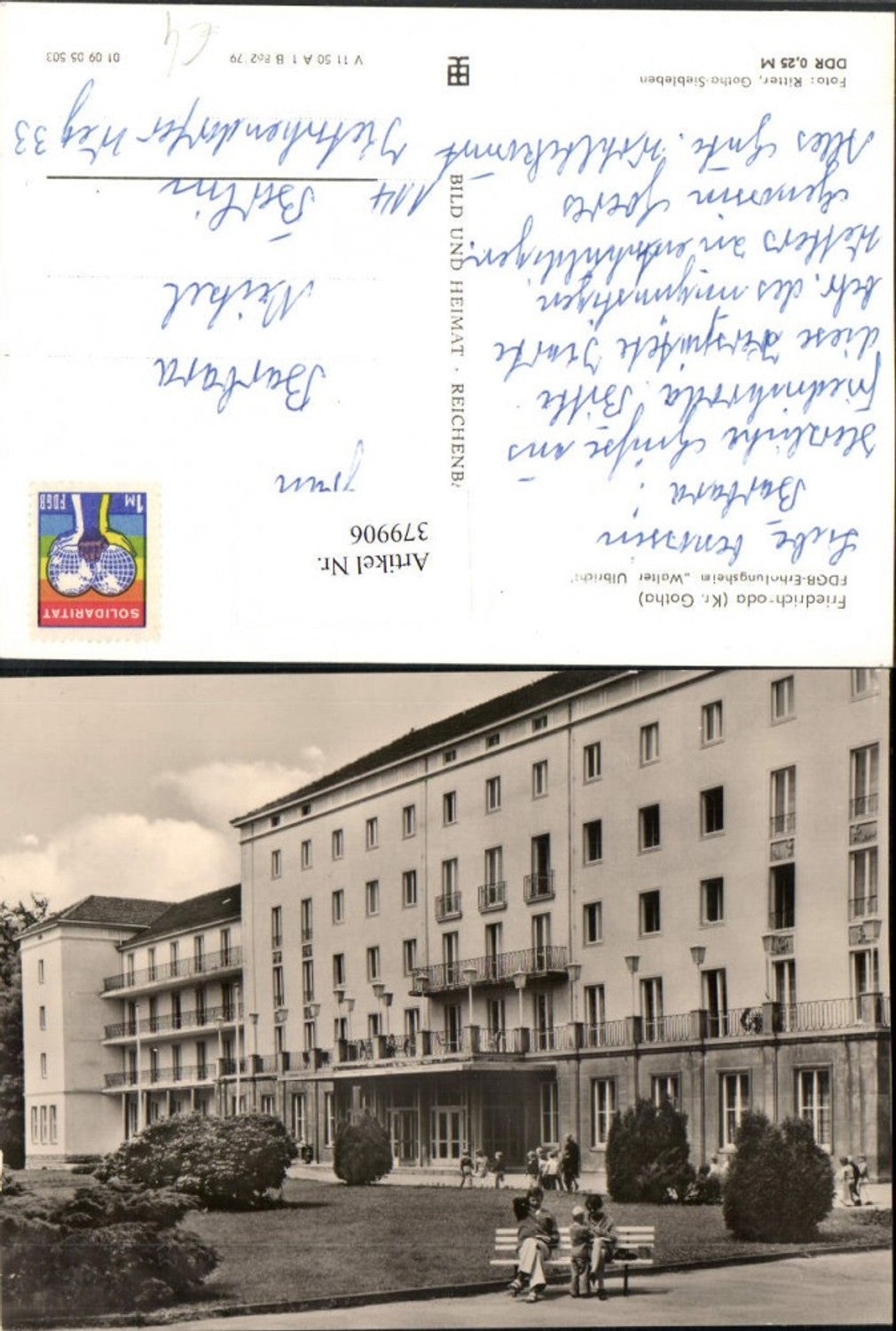 379906,Friedrichroda FDGB-Erholungsheim Walter Ulbricht