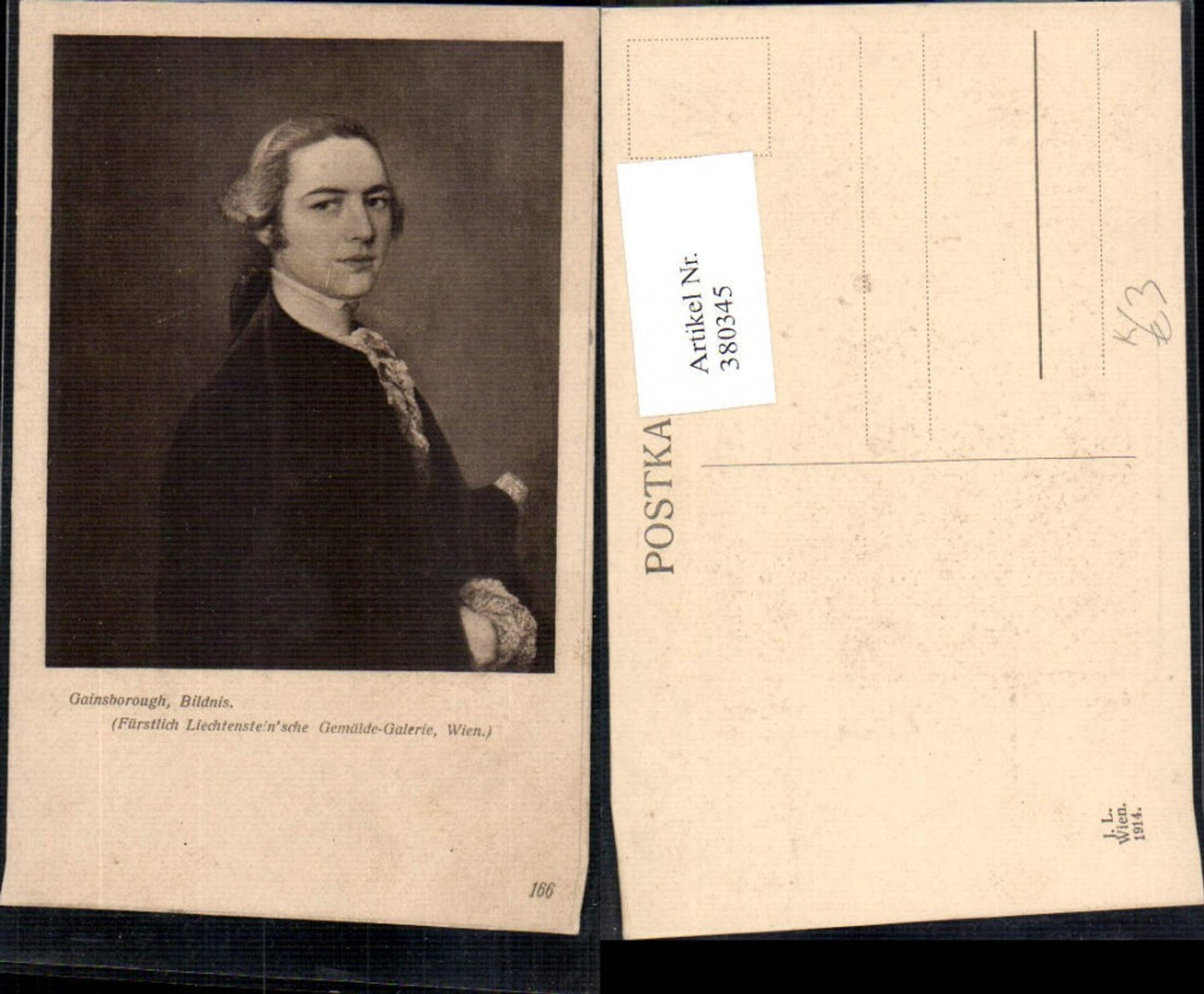 380345,Künstler Ak Gainsborough Bildnis Kunst Wissenschaft