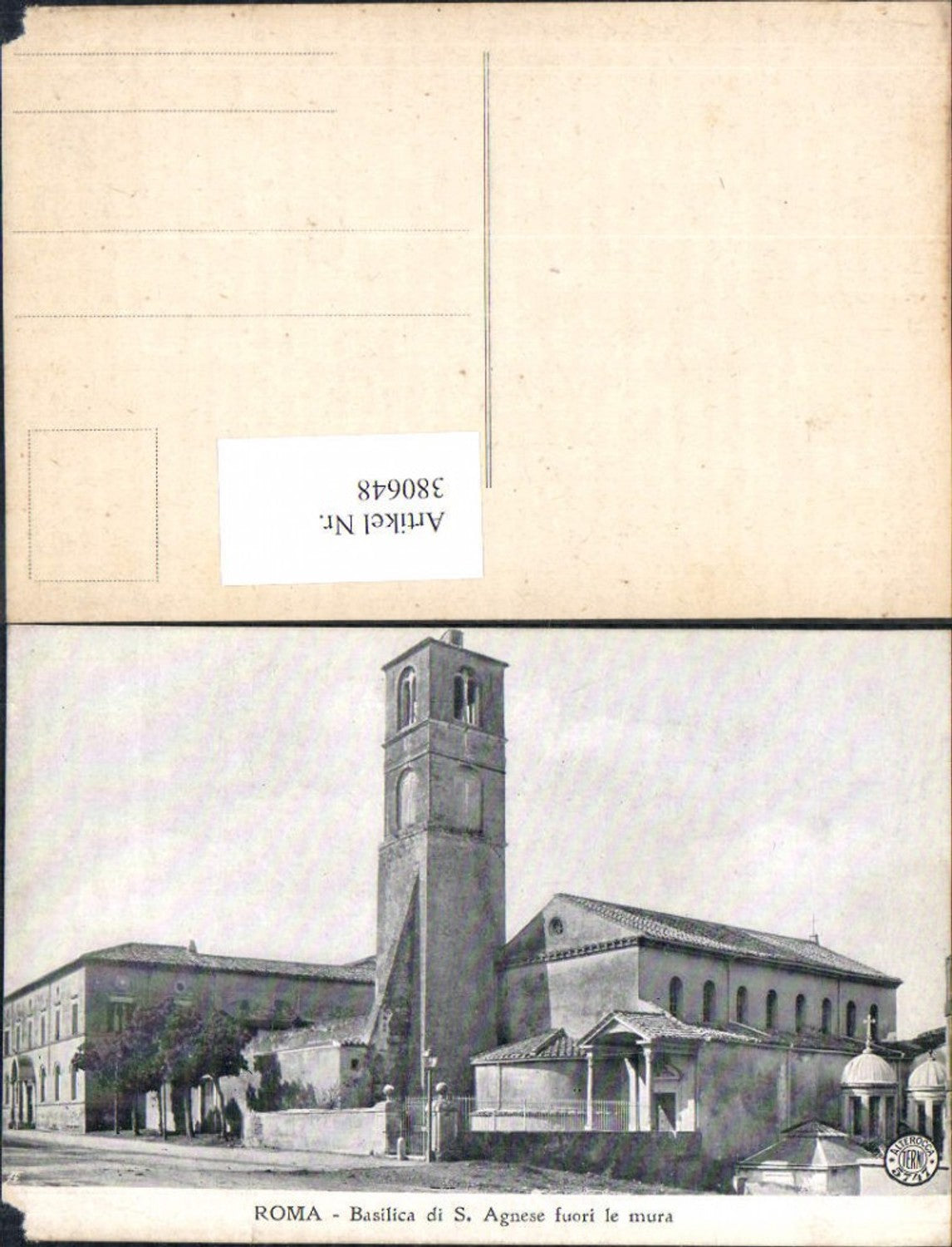 380648,Kirche Roma Rom Basilica di S. Agnese fuori le mura