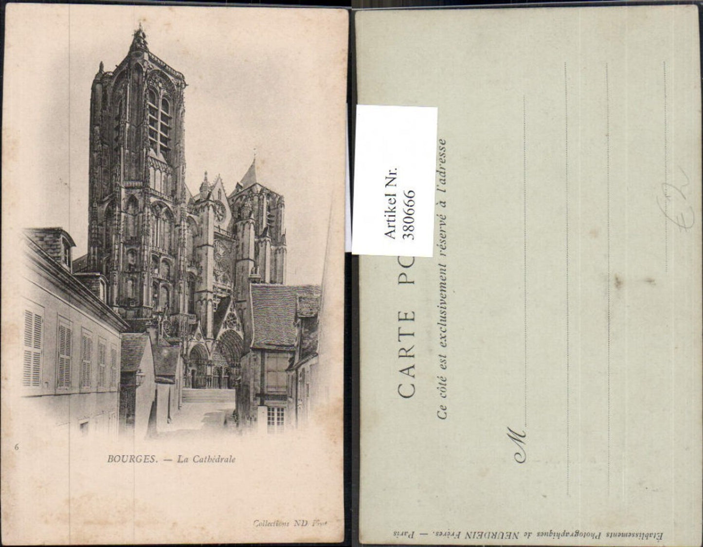 380666,Kirche Bourges La Cathedrale