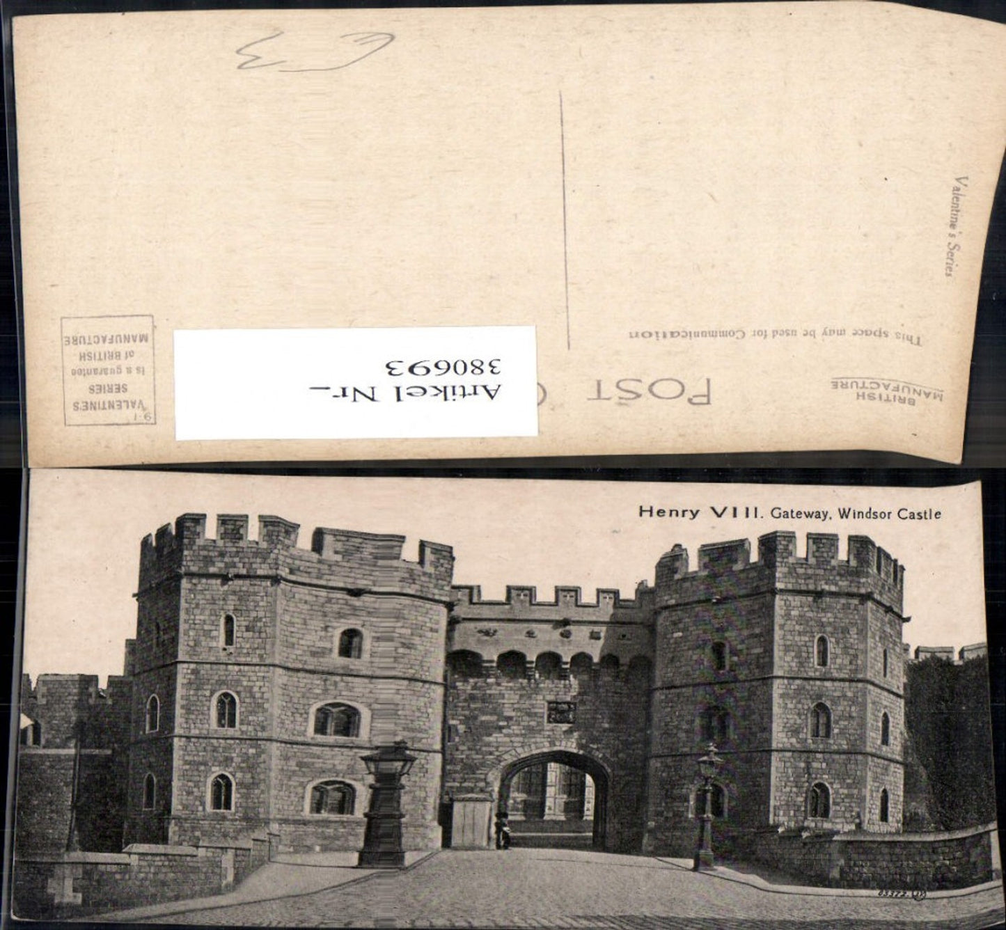 380693,Schloss Burg Henry VIII Gateway Windsor Castle Tor Eingang