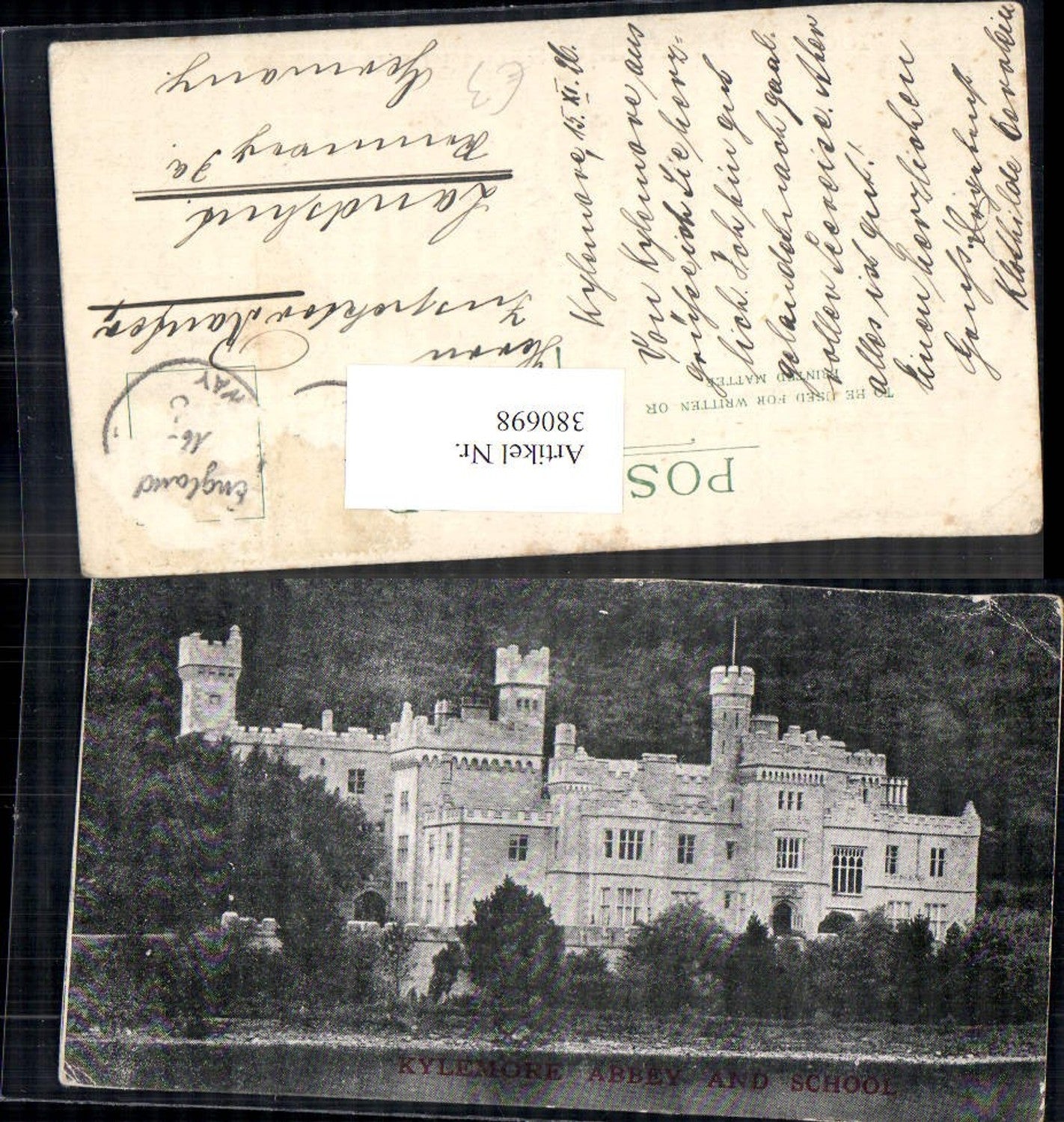 380698,Schloss Burg Kylemore Abbey and School Schule