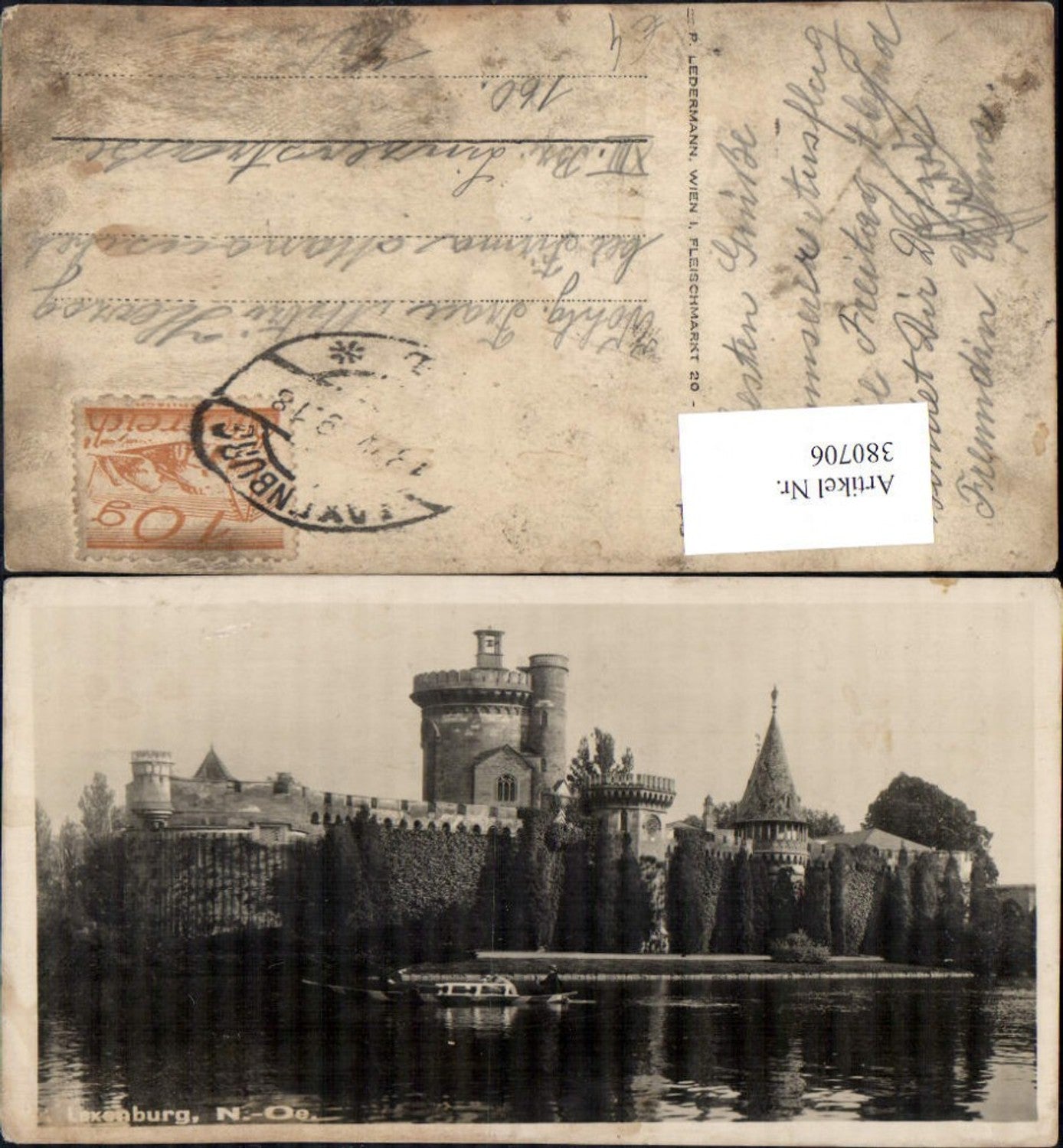 380706,Schloss Burg Laxenburg Boot See