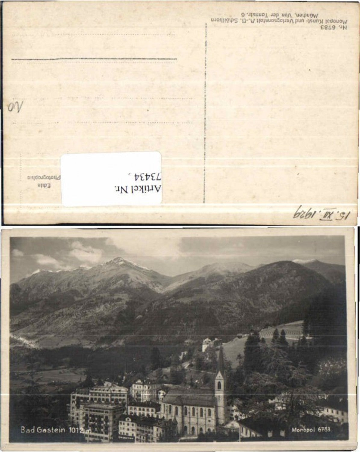 Alte Ansichtskarte – Old Postcard