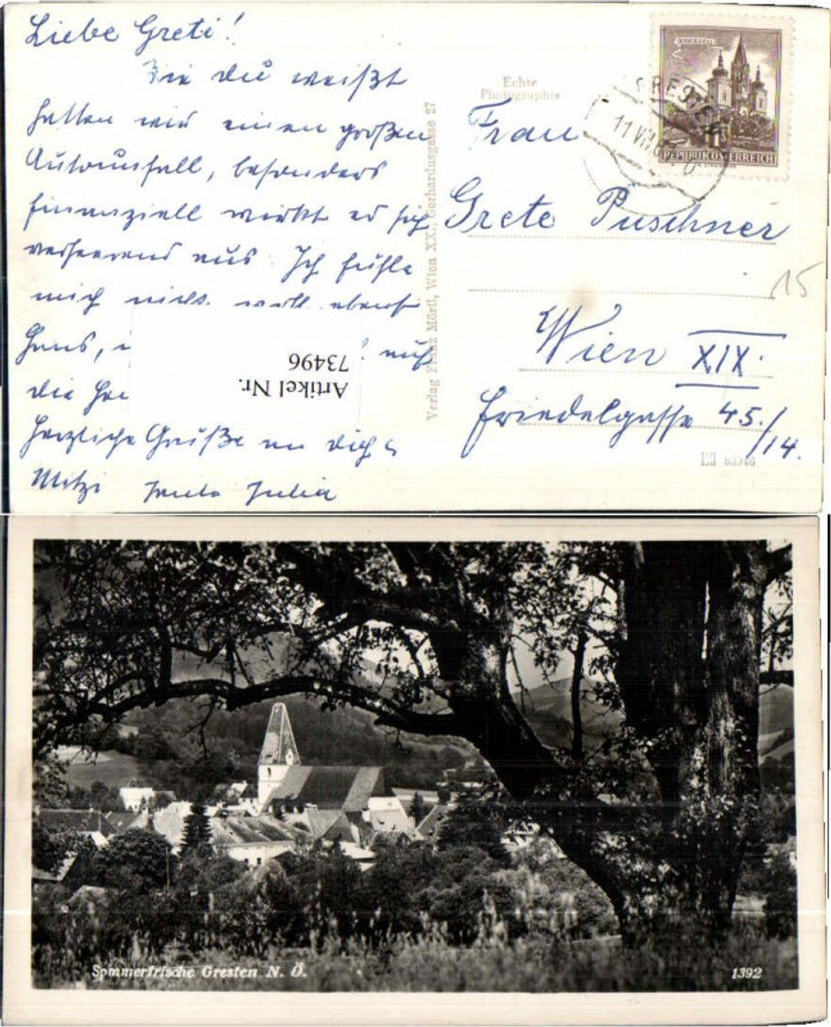 73496,Sommerfrische Gresten Waldpartie