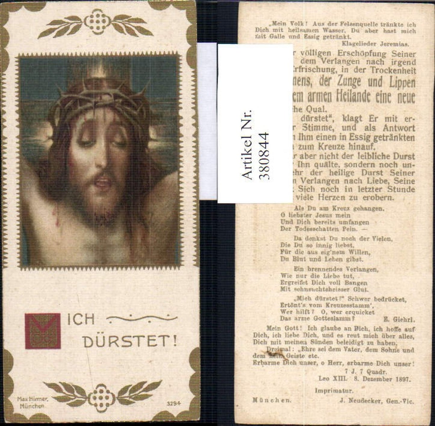 Alte Ansichtskarte – Old Postcard