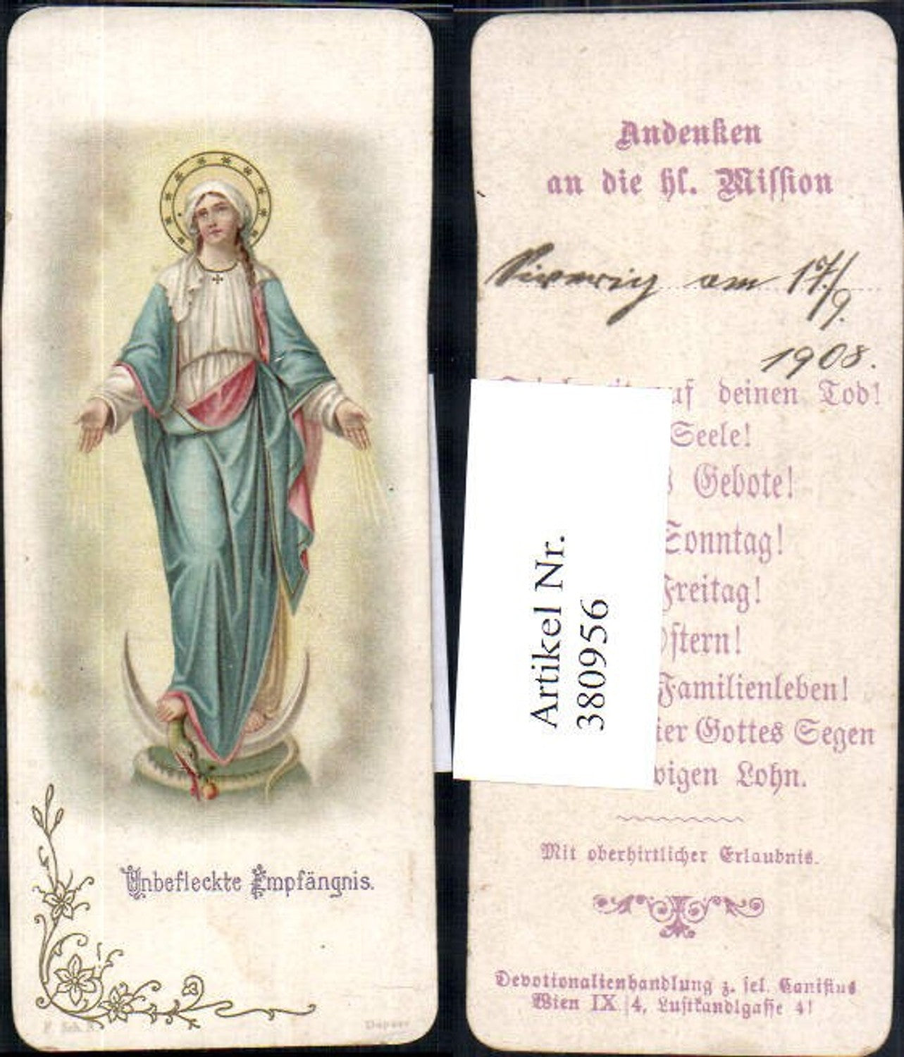 Alte Ansichtskarte – Old Postcard