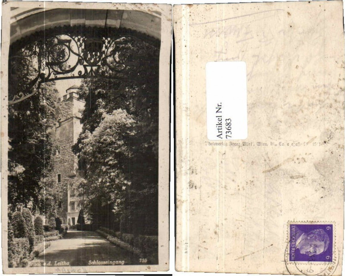 73683,Bruck a.d. Leitha Schlossallee 1940