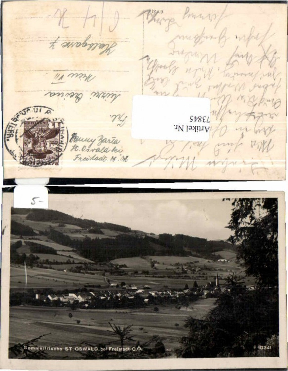 73845, Summer resort St. Oswald near Freistadt 1930