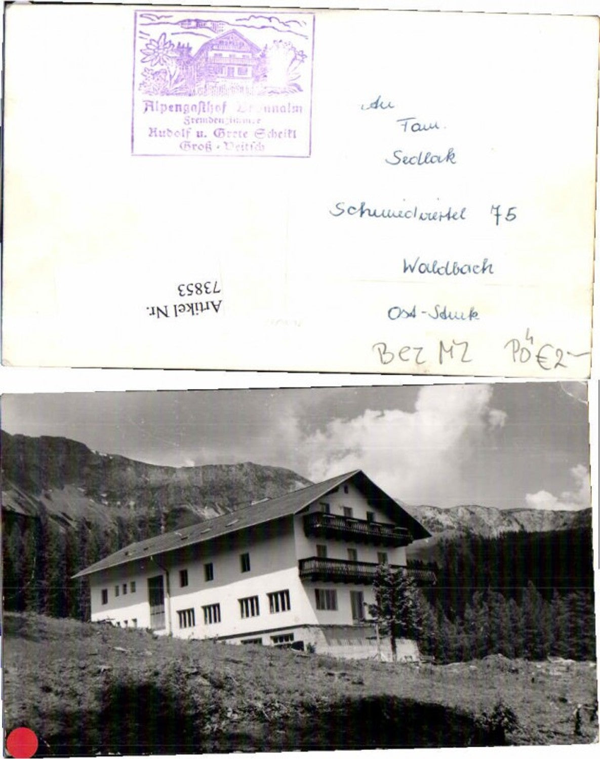 Alte Ansichtskarte – Old Postcard
