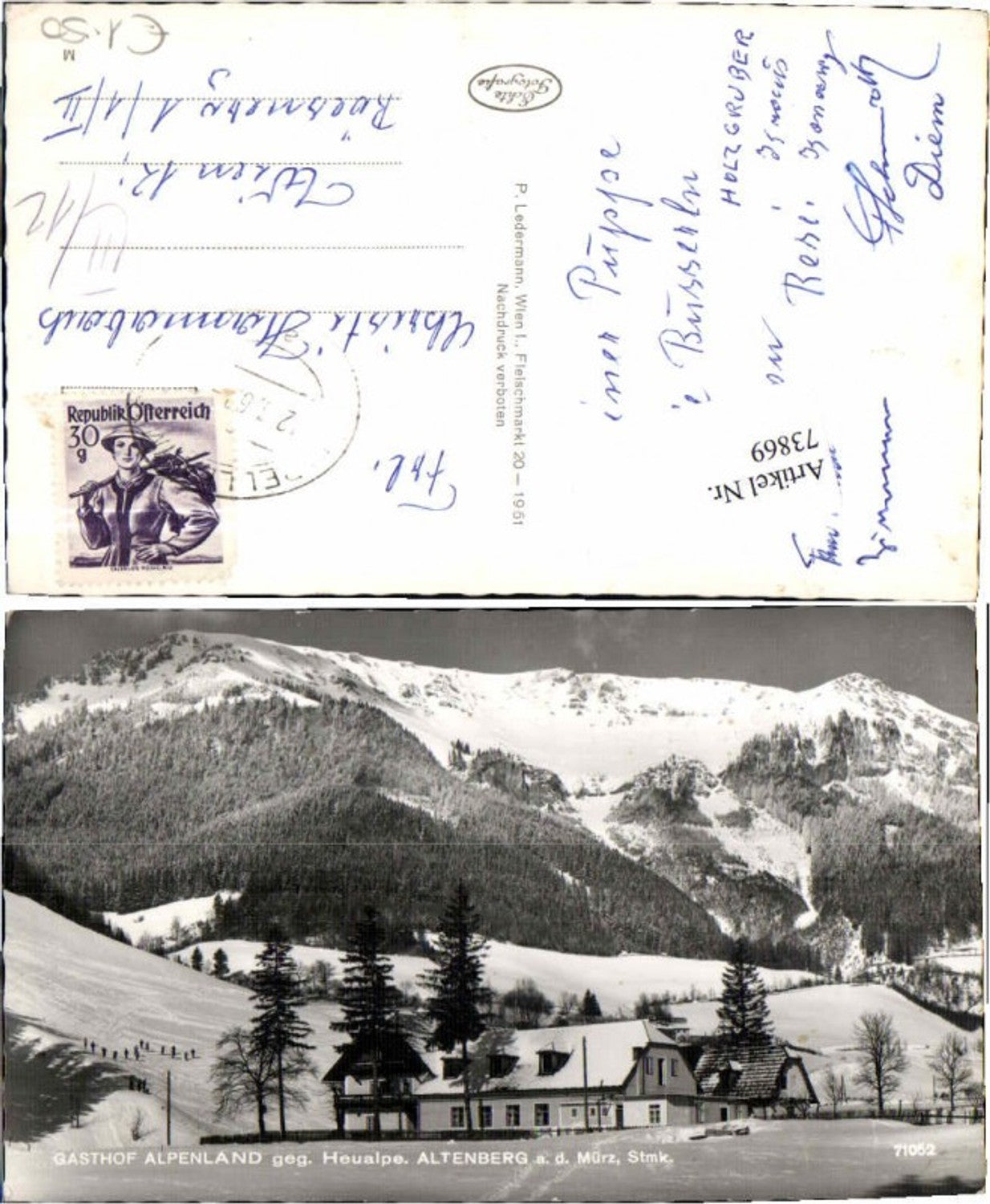 Alte Ansichtskarte – Old Postcard