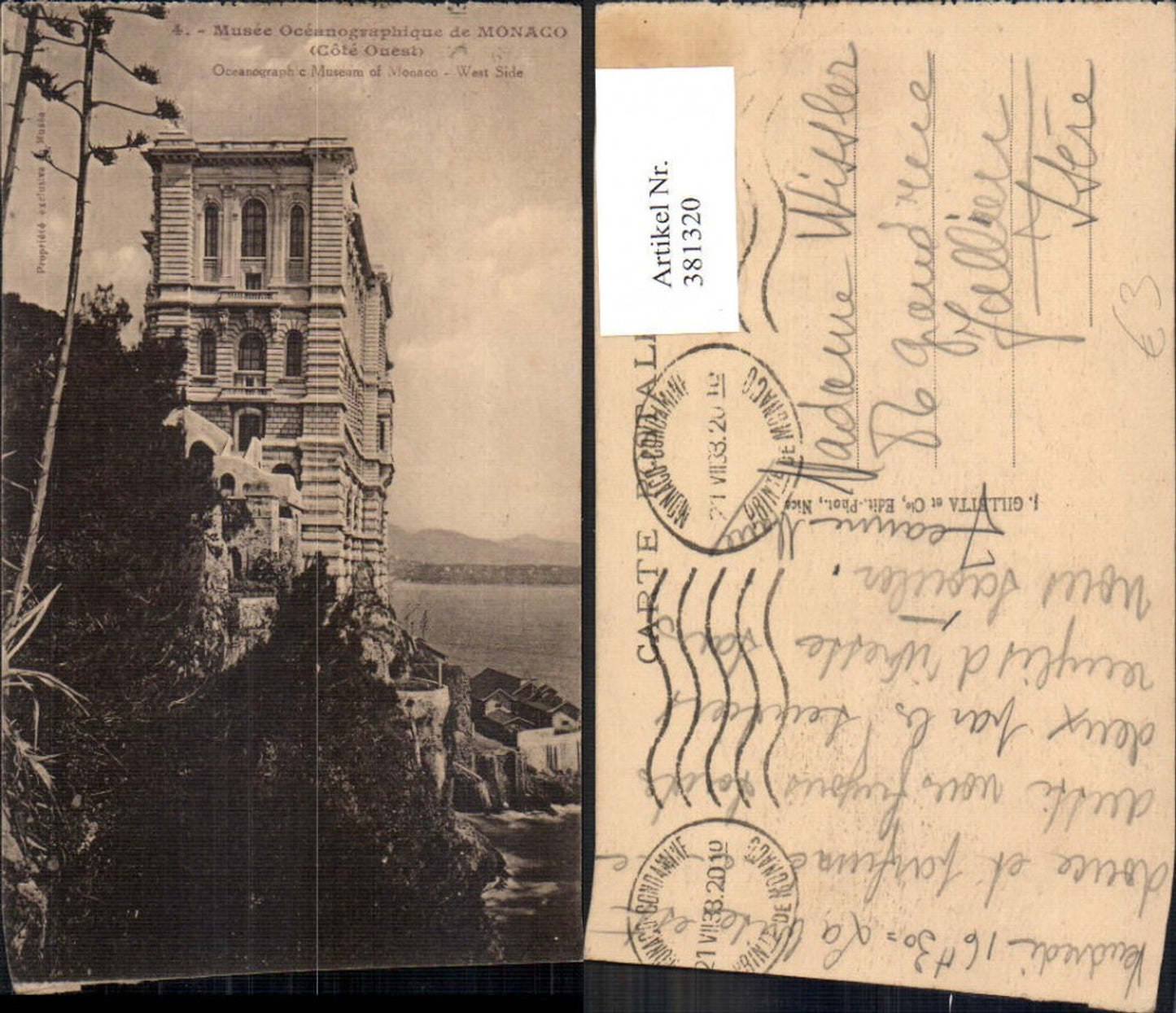 Alte Ansichtskarte – Old Postcard